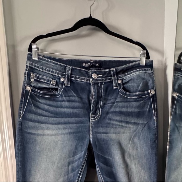 Miss Me Aztec Valley Bootcut Jeans - Picture 1 of 9